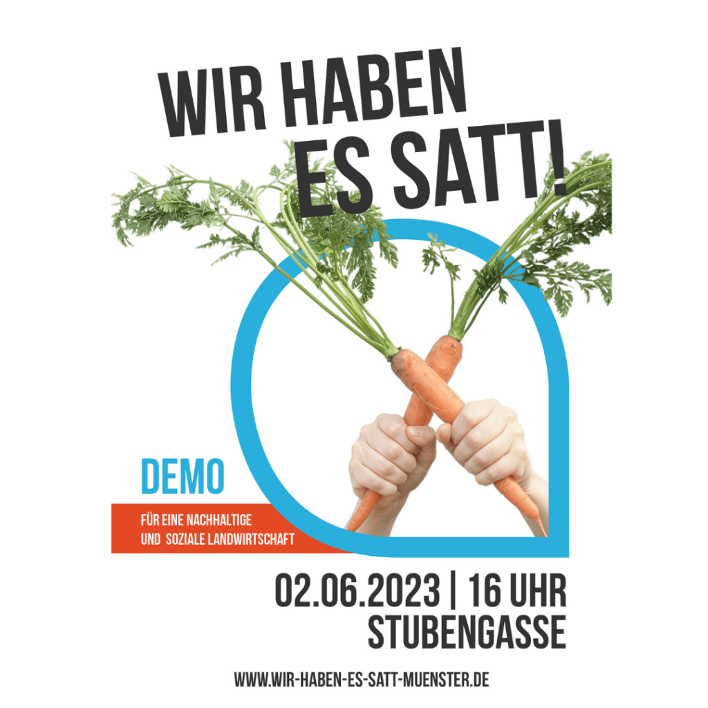 Logo Demo Wir haben es satt Münsterland